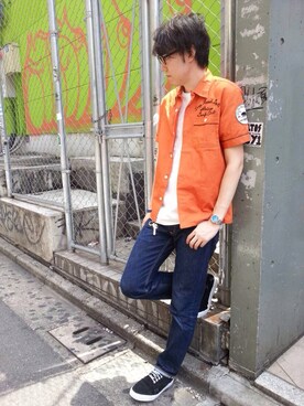 T.Takahashiさん(メンズ・184cm)の夏コーディネート