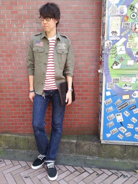 T.Takahashiさん(メンズ・184cm)の夏コーディネート