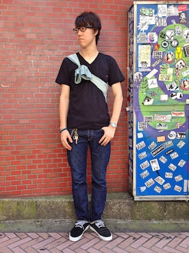 T.Takahashiさん（メンズ・184cm）の夏コーディネート