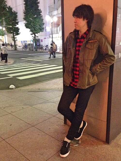 T Takahashi Avirexのミリタリージャケットを使ったコーディネート Wear