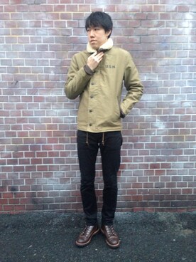 T.Takahashiさん（メンズ・184cm）の冬コーディネート