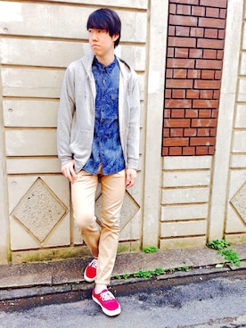 「ルームウェア」｜T.Takahashiさん（メンズ・184cm）の春コーディネート