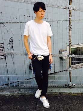 T.Takahashiさん（メンズ・184cm）の夏コーディネート