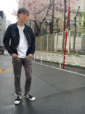 T.Takahashiさん(メンズ・184cm)の春コーディネート