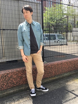 「ootd」｜T.Takahashiさん（メンズ・184cm）の春コーディネート