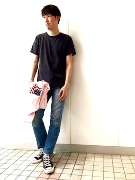 T.Takahashiさん（メンズ・184cm）の春コーディネート