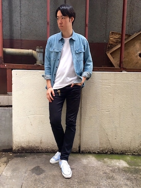 T.Takahashiさん（メンズ・184cm）の夏コーディネート