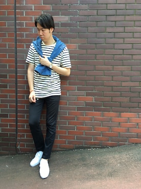 T.Takahashiさん（メンズ・184cm）の夏コーディネート