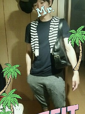 「collection PRIVEE?（コレクションプリヴェ）のアイテム（バッグ）」を使った、yuppiさん（メンズ・170cm）の夏コーディネート