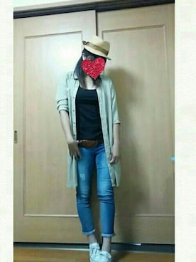 「テロテロ」｜「アイテム（その他）」を使った、あおさん（レディース・167cm）の夏コーディネート