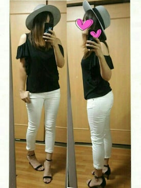 「GILFY（ギルフィー）のアイテム」を使った、あおさん（レディース・167cm）の夏コーディネート