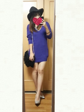「シルバーパンプス」｜「アイテム（その他）」を使った、あおさん（レディース・167cm）の秋コーディネート