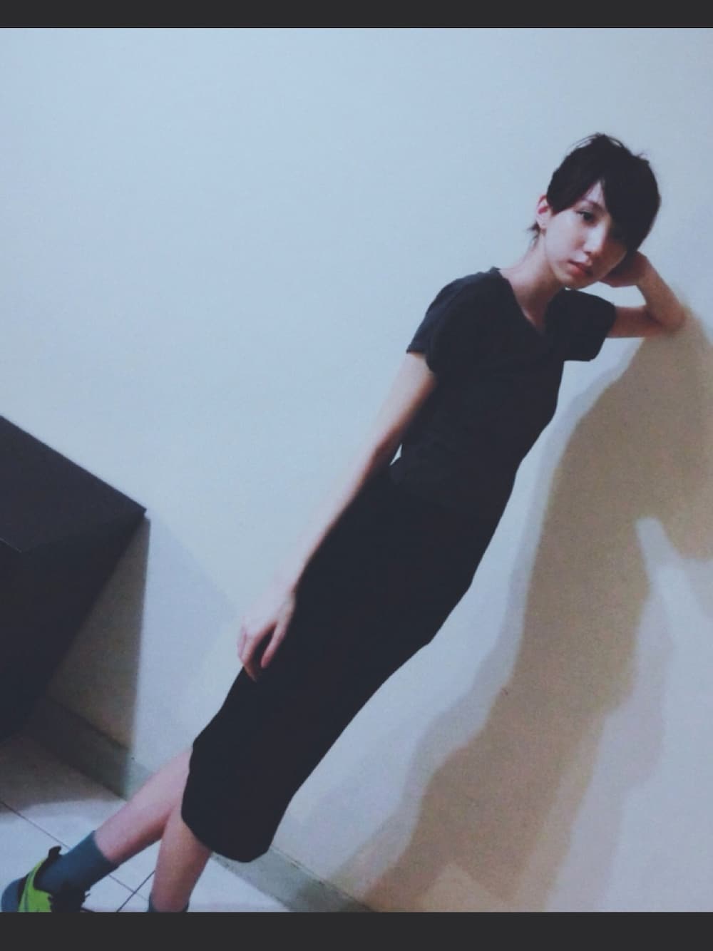 「NIKEのアイテム（スニーカー、その他）」を使った、葉芷君💗さん（レディース・163cm）の夏コーディネートの1枚目の写真