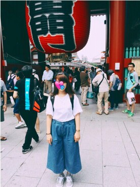 うめちゃん。さん（レディース・157cm）の夏コーディネート