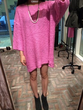 「cieL1（シエル）のアイテム（ワンピース/ドレス）」を使った、김수희さん（レディース・163cm）の秋コーディネート