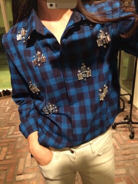 「cieL1（シエル）のアイテム」を使った、김수희さん（レディース・163cm）の秋コーディネート
