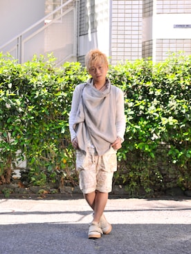 「glamb先行予約」｜NISHIOさん（メンズ・161cm）の夏コーディネート