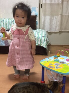 「福袋コーデ」｜「アイテム（ワンピース/ドレス）」を使った、ひよこさん（レディース・80cm）の冬コーディネート