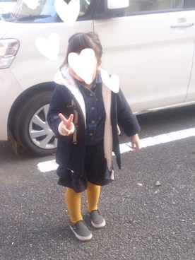 たぬさん(キッズ・100cm)の冬コーディネート