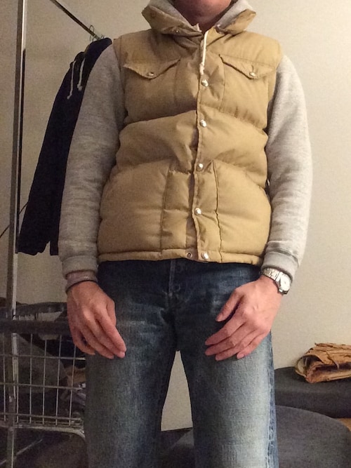 THE NORTH FACE ベージュ ダウンベスト M 茶タグ THE NORTH FACE ベージュ ダウンベスト M 茶タグ