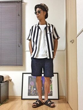 「インテリア」｜「アイテム（その他）」を使った、かたまりさん（メンズ・172cm）の夏コーディネート