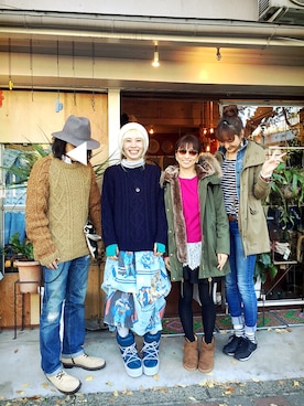 Tiffee さん（レディース・173cm）の冬コーディネート