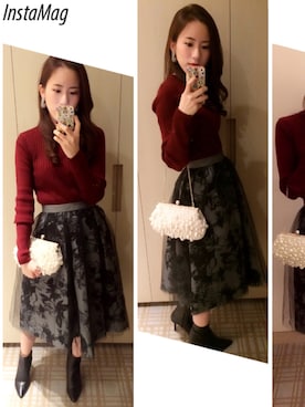 Jasmine:)さん（レディース・157cm）の冬コーディネート