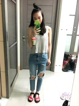 Jasmine:)さん（レディース・157cm）の夏コーディネート