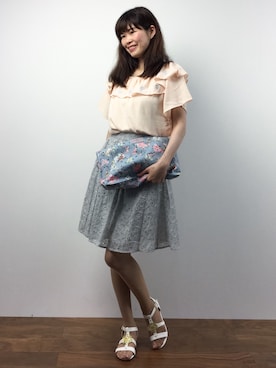 「SHINY SHINY（シャイニー シャイニー）のアイテム」を使った、kiyokoさん（レディース・165cm）の春コーディネート
