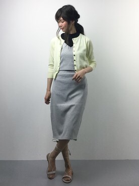 「女子会」｜「アイテム（アンサンブル）」を使った、kiyokoさん（レディース・165cm）の夏コーディネート