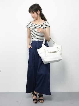 「STRAVITA（ストラヴィータ）のアイテム」を使った、kiyokoさん（レディース・165cm）の夏コーディネート