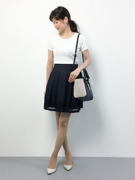 「Cherite by PRIME PATTERN（シェリエットバイプライムパターン）のアイテム」を使った、kiyokoさん（レディース・165cm）の夏コーディネート