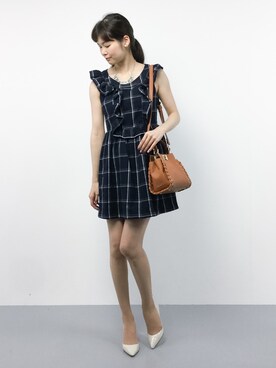 「Honey Salon（ハニーサロン）のアイテム（ワンピース/ドレス）」を使った、kiyokoさん（レディース・165cm）の秋コーディネート