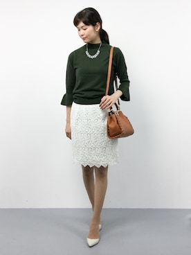 「Cherite by PRIME PATTERN（シェリエットバイプライムパターン）のアイテム」を使った、kiyokoさん（レディース・165cm）の秋コーディネート