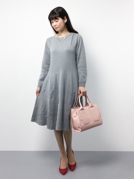 「Aラインワンピース」｜kiyokoさん（レディース・165cm）の秋コーディネート