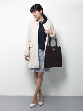 「Ted Baker（テッドベーカー）のアイテム」を使った、kiyokoさん（レディース・165cm）の秋コーディネート