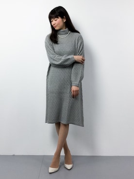 「Aラインワンピース」｜kiyokoさん（レディース・165cm）の冬コーディネート