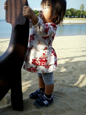 「公園デート」｜「アイテム（その他）」を使った、rimiiiさん（キッズ・80cm）の秋コーディネート