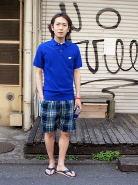 「SCYE BASICS（サイベーシックス）のアイテム（トップス）」を使った、andphebさん（メンズ・175cm）の春コーディネート