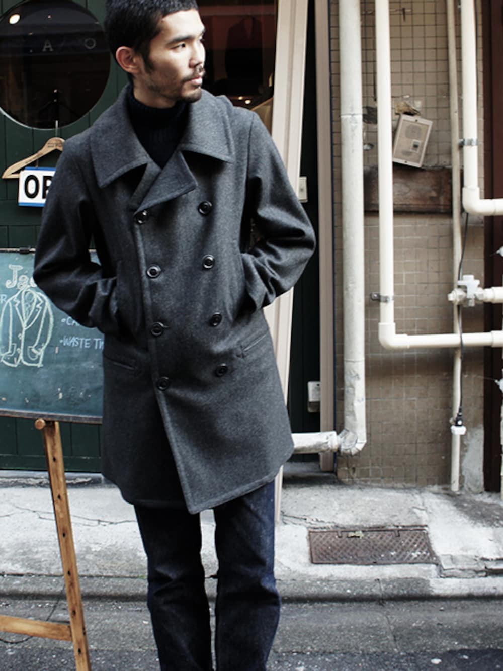 andpheb｜FilMelangeのピーコートを使ったコーディネート - WEAR