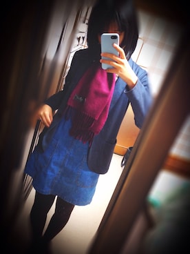 「海外」｜「アイテム（オールインワン・サロペット）」を使った、たまこさん（レディース・158cm）の秋コーディネート