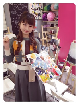 「SNIDEL（スナイデル）のアイテム（財布/小物）」を使った、ma4613さん（レディース・165cm）の春コーディネート