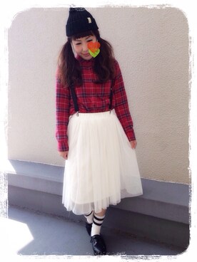 #GU  STAFF erikaさんのコーディネート