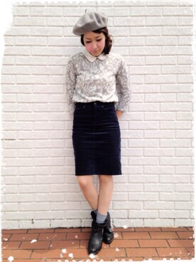 #GU  STAFF erikaさんのコーディネート