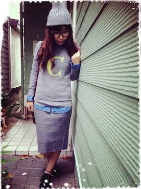 #GU  STAFF erikaさんのコーディネート