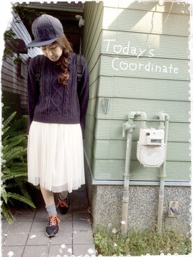 #GU  STAFF erikaさんのコーディネート