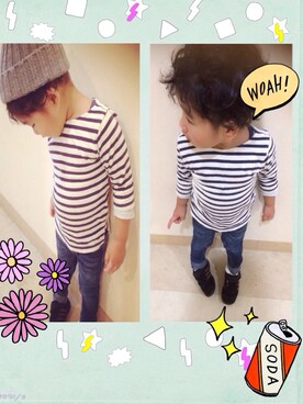 #GU  STAFF erikaさんのコーディネート