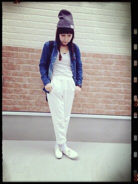 #GU  STAFF erikaさんのコーディネート