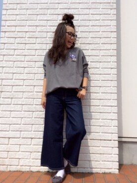 #GU  STAFF erikaさんのコーディネート