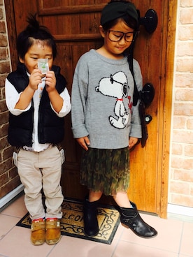 #GU  STAFF erikaさんのコーディネート